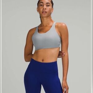 LULULEMON Energy Bra High Support; Gray; Size 36DDD